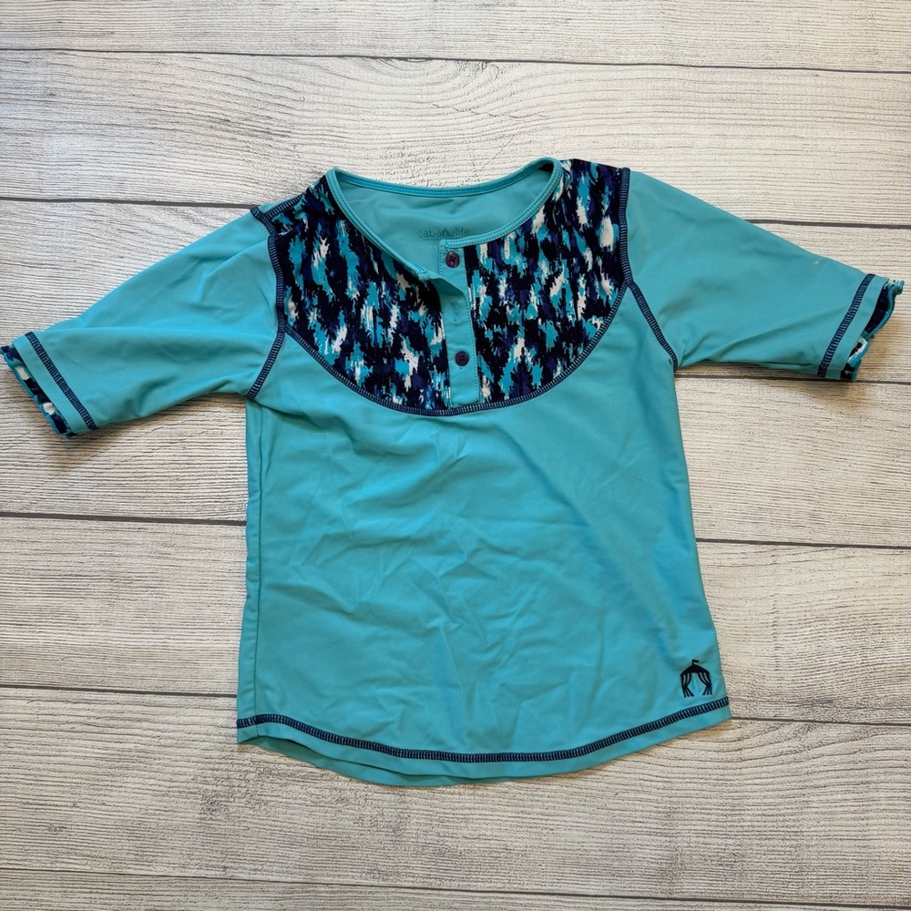 Cabana Life Mint Green Swim Top